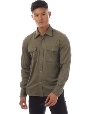 Tom Ford Silk Cotton Blend Shirt - Green