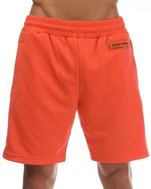 Heron Preston Logo Track Shorts - Orange