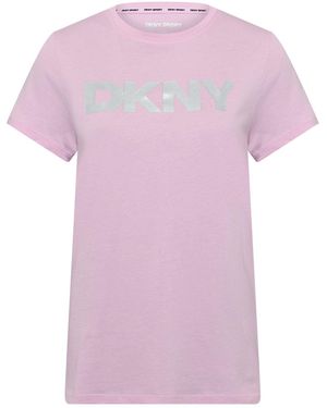 DKNY Foil Lg Sht Sle 8 (Xs) - Purple