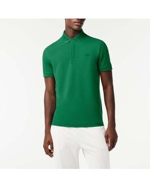 Lacoste Regular Fit Paris Stretch Piqu - Green