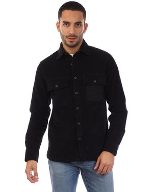 Belstaff Corduroy Fallgate Shirt - Black