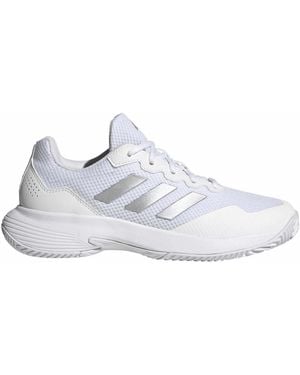 adidas Gamecourt 2 Low Top Lace-Up Trainers 4 (36.7) - White