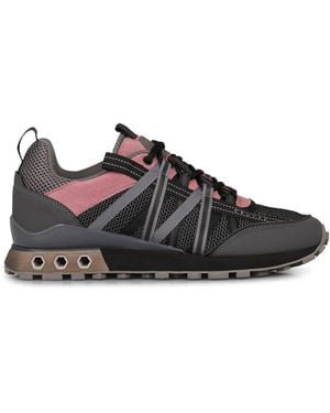 Cruyff Fearia Hex Lace-Up Textured Trainers 6 (39) - Brown