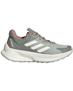 adidas Terrex Soulstride Flow Trail Running Shoes Size 4.5 - Grey