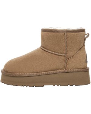 EVER AU Dusky Mini Classic Platform Boots Size 3 - Brown