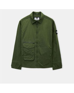 Weekend Offender Vinnie Pocket Overshirt - Green