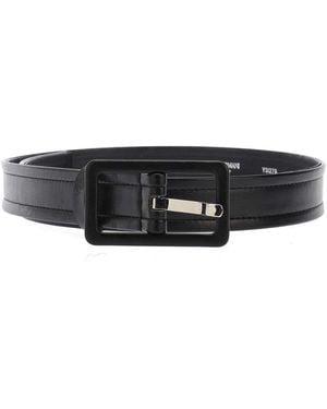 Emporio Armani Leather Belt - Black
