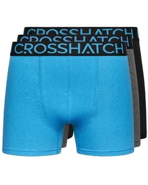 Crosshatch Knightling 3 Pack Boxer Brief - Blue