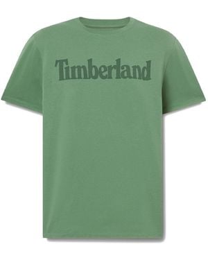 Timberland Northwood Wordmark Logo T-Shirt - Green