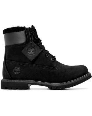 Timberland Premium 6 Inch Warm Line Boots - Black