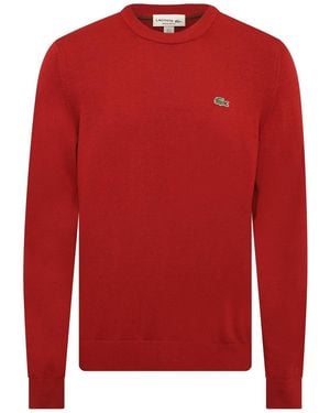 Lacoste Crw Jumper - Red