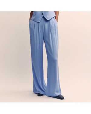 Nobody's Child Tailored Trousers - Blue