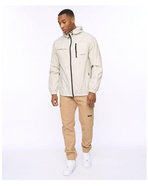 Crosshatch Utilate Windbreaker Jacket - White