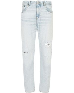 ARMANI EXCHANGE Carrot Fit Jeans - Blue