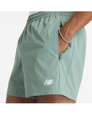 New Balance Athletics Stretch Woven Tracksuit Shorts - Green