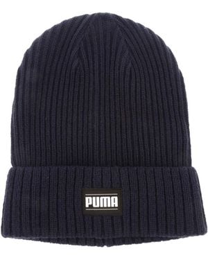 PUMA Ribbed Classic Cuff Beanie - Blue