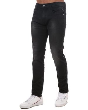 Replay Anbass Slim Fit Stretch Jeans - Black