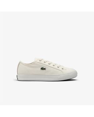Lacoste Backcourt Trainers Canvas Low Trainers - White