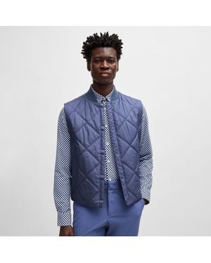 BOSS P-Canopus Water-Repellent Gilet - Blue