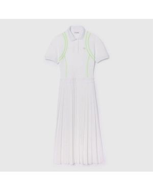 Lacoste Polo Dress - White