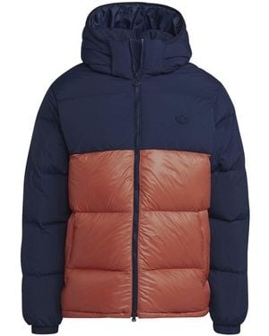 adidas Originals Regen Hooded Puffer Jacket - Blue