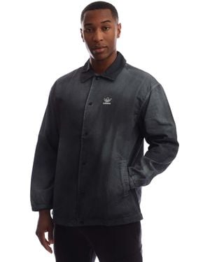 adidas Originals Essentials+Dye Coach Overshirt - Black