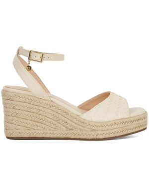 Dune Kerries High Heel Wedge Espadrille Sandals 3 (36) - Natural
