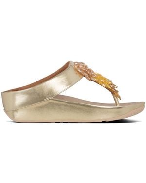 Fitflop Rumba Ombre Toe Thong Sandals - Brown