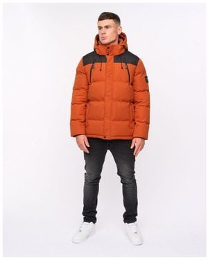 Crosshatch Jacket - Orange