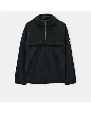 Weekend Offender Wynwood Cord Zip Over Jacket - Black