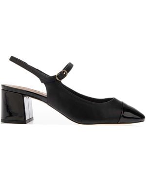 Dune Devised Sling-back Mary Jane Shoes - Black