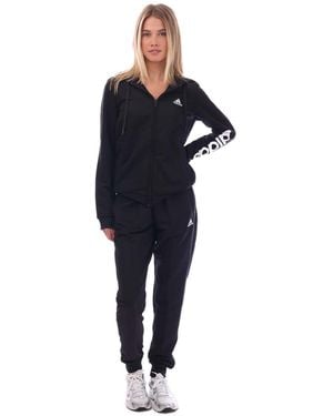 adidas Essentials Logo French Terry Tracksuit - Blue