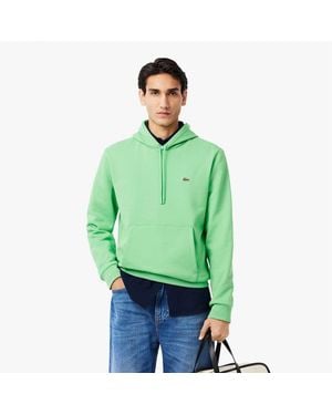 Lacoste Cotton Fleece Hoodie - Green