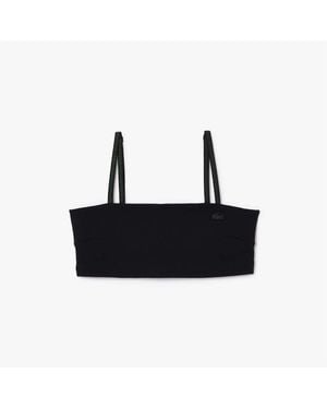 Lacoste Dry Uv Protect Technical Bralette - Black