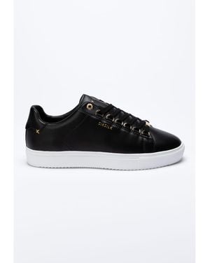 SIKSILK Metal D Ring Classic Trainers - Black