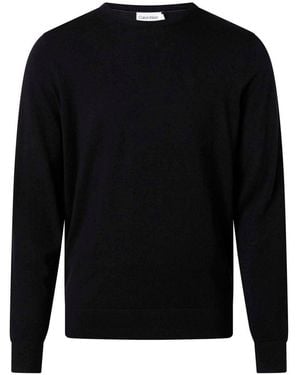 Calvin Klein Merino Wool Jumper - Black