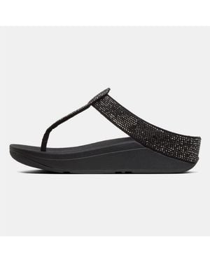 Fitflop Toe Post Sandal - Black