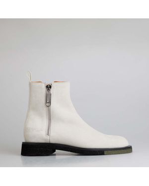 Off-White c/o Virgil Abloh Sponge Ankle Boots - White