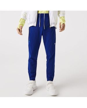 Lacoste Zip Pockets Tapered Tracksuit Bottoms - Blue