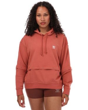 adidas Originals Always Original Snap-button Hoody - Red