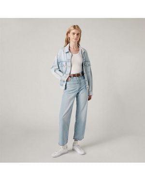 Levi's Ribcage High Rise Ankle Jeans - Blue