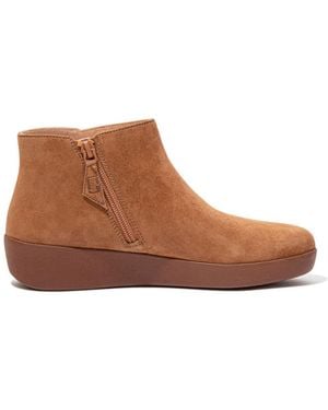 Fitflop Suede Ankle Boots - Brown