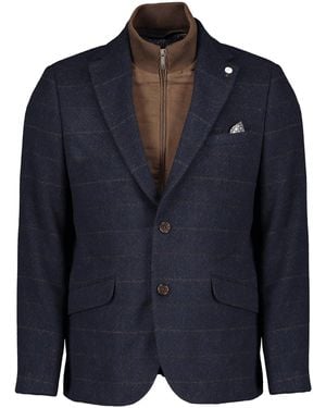 Guide London Checked Jacket - Blue