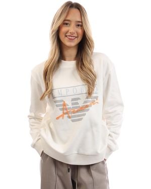 Emporio Armani Crewneck Sweatshirt - White