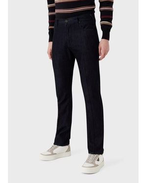 Emporio Armani J45 Slim-Fit Jeans - Blue