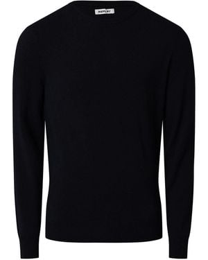 Replay Crewneck Jumper - Blue