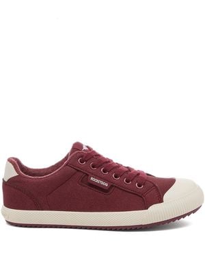 Rocket Dog Cheery Canvas Low Top Trainers 4 (37) - Red
