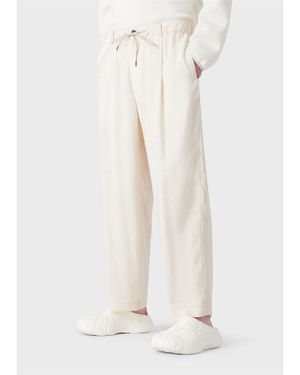 EA7 Trousers - White