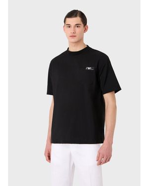 Emporio Armani Micro Logo T-Shirt - Black