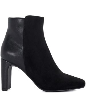 Dune Orietta Almond Toe Ankle Boots - Black